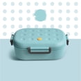 thumbnail image 5 of Thermal Lunch Boxs Food Storage Container Portable Stackable Bento Box Insulated Stainless Steel for Travel Work Hot Meals Beige (5In X 4In), 5 of 7