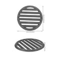 thumbnail image 3 of Rejilla redonda de hierro fundido para chimenea de barbacoa, placa de carbón de alta temperatura, repuesto para parrilla, accesorios para parrilla de exterior, 3 of 7