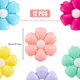 thumbnail image 2 of Globos Elaliyi 12 PCS Margarita Multicolor de Papel Aluminio 50x40 cm, 2 of 3