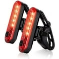 thumbnail image 1 of Paquete de 2 luces traseras LED brillantes para bicicleta recargables por USB, 1 of 4