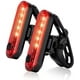 thumbnail image 1 of Paquete de 2 luces traseras LED brillantes para bicicleta recargables por USB, 1 of 4