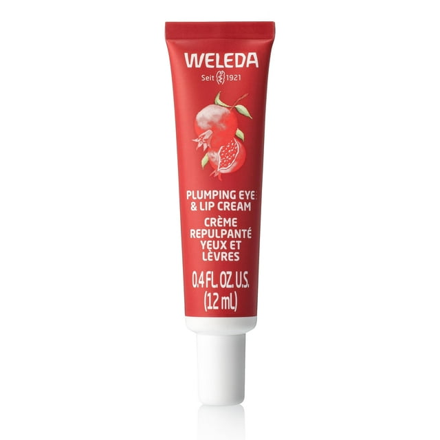 Crema Weleda para rellenar ojos y labios con péptidos de raíz de maca
