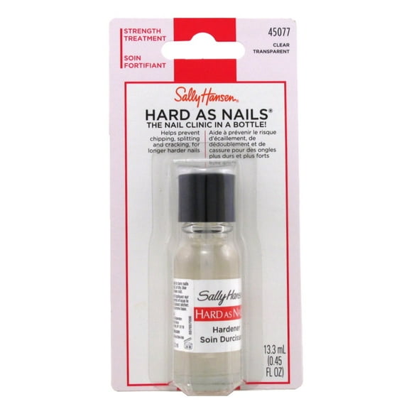 Sally Hansen Hard As Nails Strengthener Clear 0.45oz (Pack of 3)