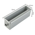thumbnail image 1 of Aluminium Alloy Square Bread Loaf Pan with Center Tube Diy Cake Tools B, 1 of 9