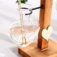 thumbnail image 4 of Inicio Adornos Mini Macetero Floreros de plantas hidropónicas modernas, maceta Vintage, marco de madera, decoración de mesa Wdftyju Libre de BPA, 4 of 5