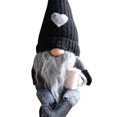 thumbnail image 2 of WDOplteas Muñeco Gnomos Navideños Muñeco Enano Sin Rostro Dibujos Animados Del (mano Derecha Negra), 2 of 7