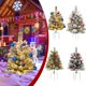 thumbnail image 2 of TQEHS Nieve que cae, paisaje de nieve de felpa, plantas en el suelo alimentadas con energía solar, decoraciones para árboles de patio, paquete navideño, Navidad X4Q3, 2 of 6