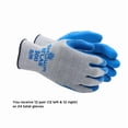 thumbnail image 3 of ATLAS 300XL-10 Latex Coated Fingertips/Palm Gloves, X-Large, Blue/Gray, 3 of 6