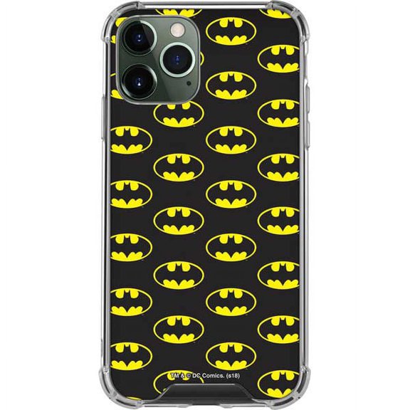 Skinit DC Comics Batman Logo All Over Print iPhone 12 Pro Clear Case