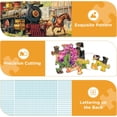 thumbnail image 2 of Adult Jigsaw Puzzle (500 Pieces) — "Spring Train" Theme: Suitable for Adults and Teenagers; "Knight and Steed" Puzzle: Suitable for Children; A Highly Challenging Family Brain Teaser.,C, 2 of 7