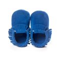 thumbnail image 2 of Newborn Baby Boy Girl Moccasins Shoes Fringe Soft Soled Non-slip Footwear Crib Shoes PU Suede Leather First Walker Shoes, 2 of 5