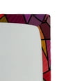 thumbnail image 3 of Ambesonne Abstract Fitted Sheet, Vitray Mosaic Triangle, Queen Size, Multicolor, 3 of 3
