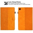 thumbnail image 3 of GSFY Case for Galaxy Tab S6 Lite 10.4 inch 2024/2022/2020, PU Leather Wallet Stand Protective Smart Shell with Pen Holder Auto Sleep Wake for Samsung Galaxy S6 Lite Tablet, Orange Blocks, 3 of 7