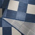 thumbnail image 6 of SAFAVIEH Courtyard Caitriona Checkered Indoor/Outdoor Area Rug, Navy/Beige, 2'7" x 2'7" Square, 6 of 14