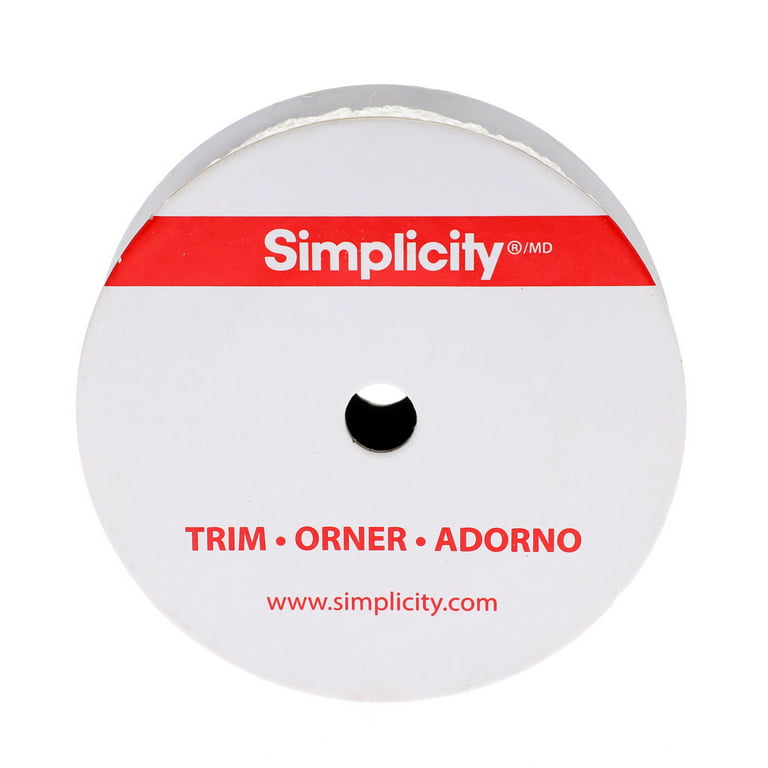 Simplicity Pom Pom Apparel Trim 0.75'' Red