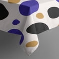 thumbnail image 6 of Leopard Print Square Tablecloth 52x52in(132x132cm) – Waterproof Polyester Printed Table Cover, Wrinkle Resistant & Washable for Kitchen Dining Picnic Party Decor, 6 of 6