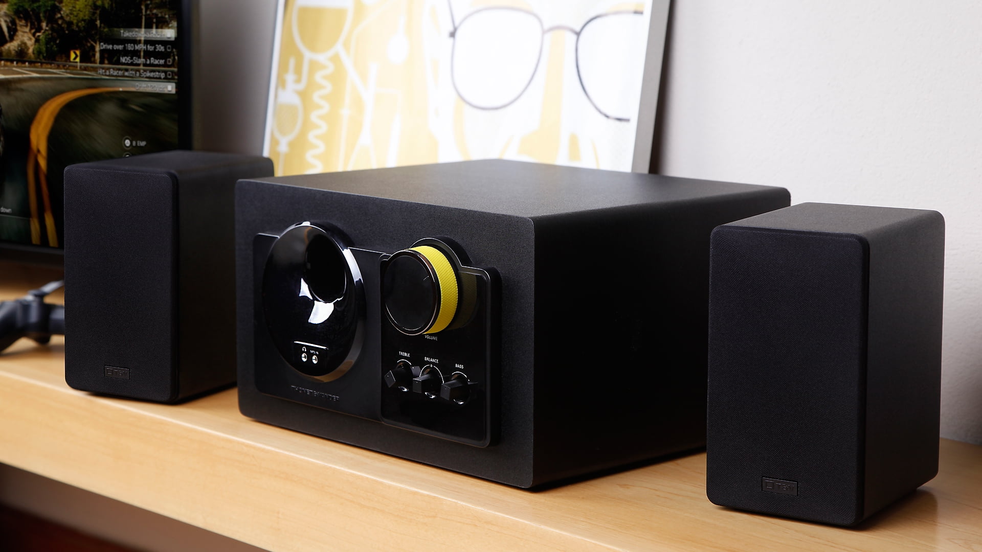 Thonet and Vander Grub Bluetooth Gaming Speakers, 2.1 System, 240 Watts  Designed in a 50s Retro look