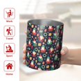 thumbnail image 5 of 12oz Coffee Tumblers Dark Blue Christmas Santa and Gnome Pattern Stainless Steel Vacuum Insulated Travel Tumbler Coffee Cups Mug with Lid and Straw with Cleaning Brush for Cold & Hot Drinks, 5 of 5