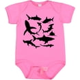 thumbnail image 3 of Inktastic School of Sharks Boys or Girls Baby Bodysuit, 3 of 5