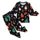 thumbnail image 4 of Conjunto de pijamas navideños para niños y niñas, ropa de dormir de Año Nuevo, otoño e invierno, 2023, 4 of 4