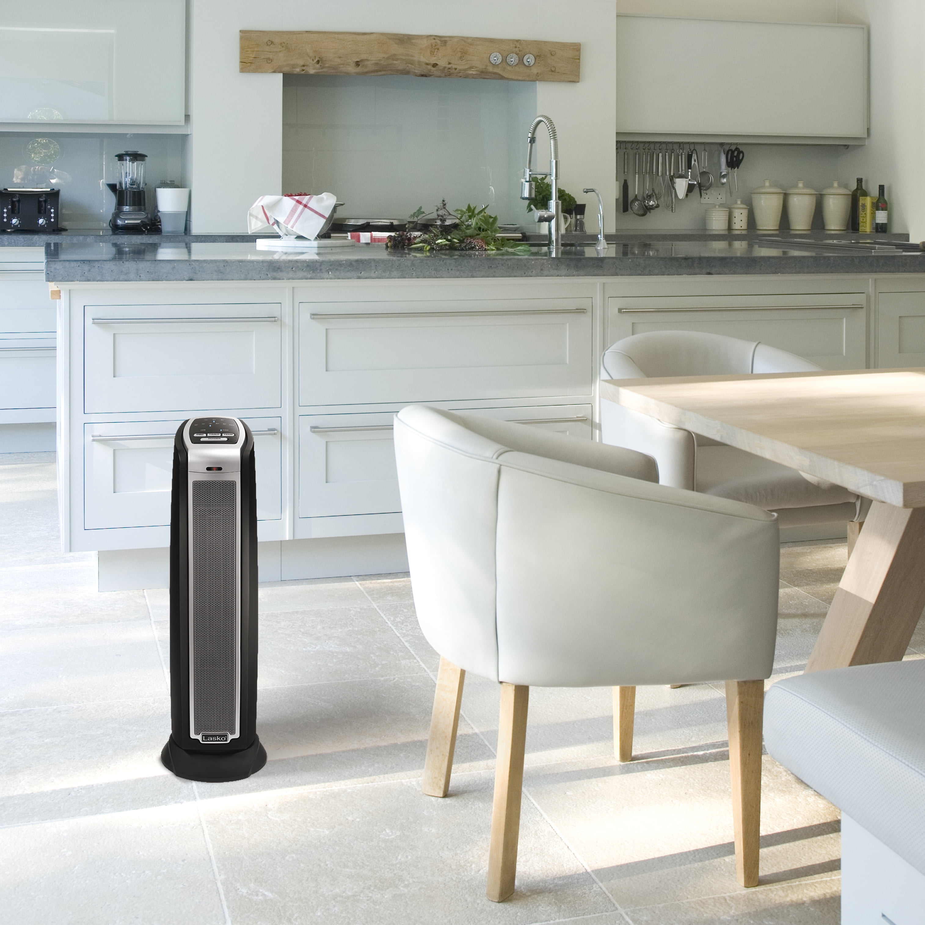 Lasko 1500W Electric Oscillating Ceramic Tower Space Heater with Remote,  5790, Black - Walmart.com