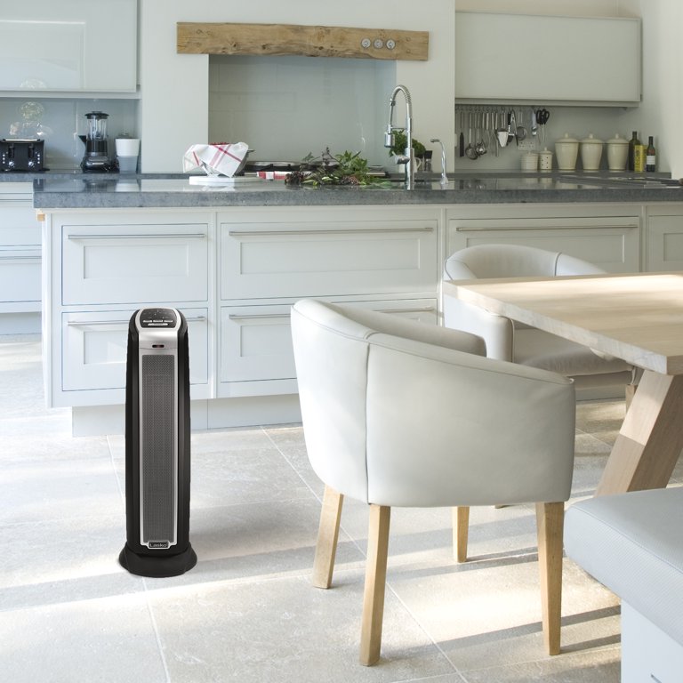Lasko 1500W Electric Oscillating Ceramic Tower Space Heater with Remote,  5790, Black - Walmart.com
