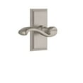 thumbnail image 3 of Grandeur Carprt_Psg_234_Lh Carre Solid Brass Rose Left Handed Passage Door Lever Set -, 3 of 6