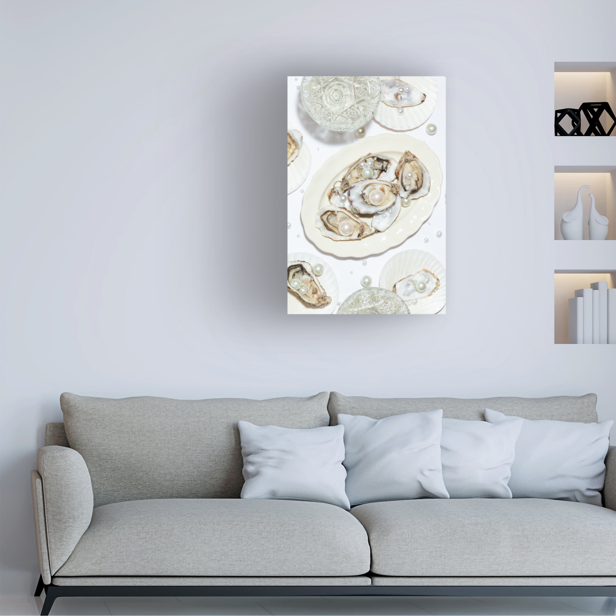 1x Studio III 'Oysters A Pearls No 03' Canvas Art