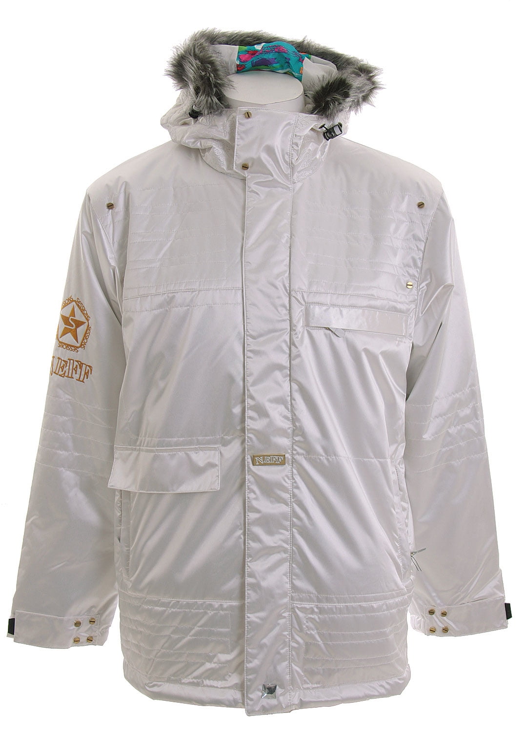 off white snow jacket