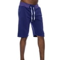thumbnail image 1 of 9 Crowns Men's TR William Fleece Casual Shorts (Purple, Medium), 1 of 4