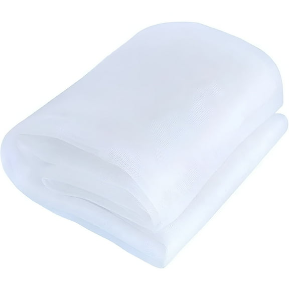 MISSMILE Mosquito Net Fabric Outdoor Insect Barrier Mesh White