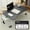 Black, variant on Lap Desk with Storage Drawer, Holders for Cup and Tablet for Kids and Adults, Tray Table with Foldable Legs, Laptop Bed Stand, Portable Standing Table for Sofa Couch Floor