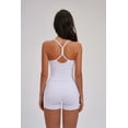 thumbnail image 7 of PISONIC Women 2 Piece Workout Sets High Waisted Tummy Control Biker Shorts Halter Padded Tank Tops, 7 of 7