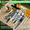 thumbnail image 3 of ReaNea Camping Cooking Utensils Set, Camping Accessories with Stainless Steel Camping Silverware Sets, Plates and Cups, 3 of 8