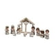 thumbnail image 2 of Juego de 12 esculturas de Jesús nacido, estatuas navideñas del nacimiento de Jesús, Santísima Virgen María, Santa blanco, 2 of 9