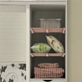 thumbnail image 3 of Inteprter Organizador de armario ajustable Estante extensible para armario Estante de almacenamiento Gabinete de cocina Estantes decorativos Soporte de Almacenamiento y organización del hogar Café Inteprter HA024616-01, 3 of 6
