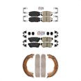 thumbnail image 1 of Transit Auto Front Rear Ceramic Disc Brake Pads and Parking Shoes Kit for Car Hyundai Azera KNN-100661, 1 of 8