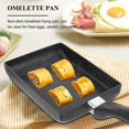 thumbnail image 2 of 1pc Practical Square Shape Frying Pan Non-stick Pan Breakfast Pan for Kitchen, 2 of 4