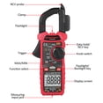 thumbnail image 3 of HABOTEST HT207B 4000 Counts Digital Clamp Meter Multimeter Handheld AC DC Voltage Current Voltmeter Diode Resistance Clamp Meter High-Precision Multifunctional Digital Display Clamp Meter, 3 of 9