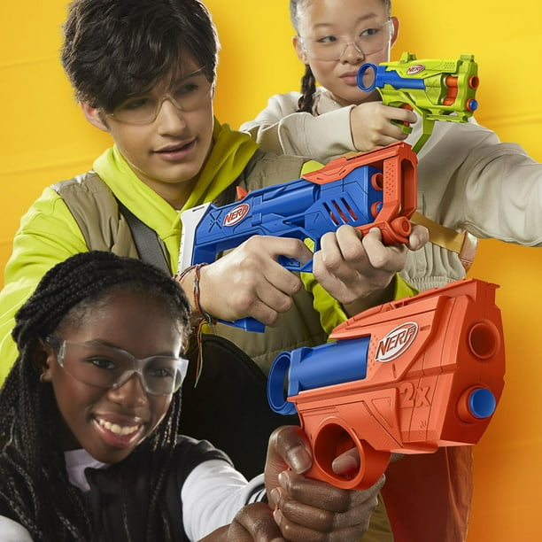 Nerf N Series Triple Action Pack, 3 Blasters, 12 Nerf N1 Darts