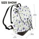thumbnail image 2 of Fotbe Purple Chicory Mochila Bolso con Estampado para Mujer, Mochila Antirrobo de Nylon Impermeable, Bolsa Ligera de Hombro, 2 of 4