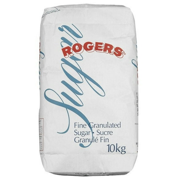 Rogers Fine Granulated Sugar, Bag | 10KG/Unit, 1 Unit/Case | Sucre fin granulé Rogers, sac | 10KG/unité, 1 unité/caisse