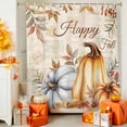 thumbnail image 5 of Shower Curtains for Bathroom-36"x72",Fall Leaf Retro Letter Background Waterproof Bath Curtain Grommet Shower Curtain Set, 5 of 7