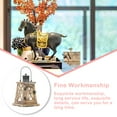 thumbnail image 3 of Matsuzay Candelabros con mango colgante, farol hecho a mano de madera, decoración, candelero de estilo Retro, lámpara, accesorios de Decoración del hogar Matsuzay HA064756-00, 3 of 6