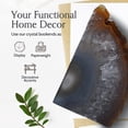 thumbnail image 5 of Agate Bookend, Geode Agate Bookend, Decorative Home Accessory, Crystal Bookend, Natural Stone Bookend, 7-9 lbs, 5 of 9