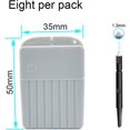 thumbnail image 4 of Hearing aid Wax Guards Filters Cerumen Stop Wax Traps for Phonak, Unitron, Widex Hearing aids Cleaner with Cleaning Brush kit Tools and Carry case – 3Packs/24 Filters, 4 of 5