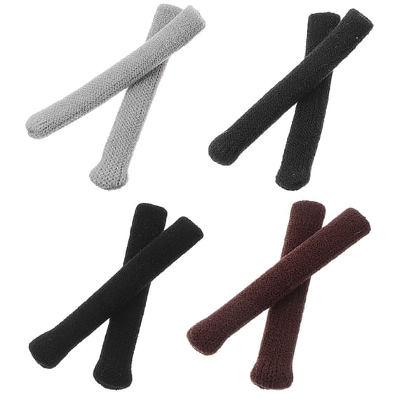 Luxshiny 4 Pairs Assorted Color Glasses Lightweight Nylon Ear Pads for Comfortable Glasses Fit
