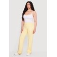 thumbnail image 2 of Women's Plus Size High Waisted Contrast Piping Pants, 2 of 4