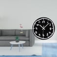thumbnail image 2 of Estatua de flamenco de resina con pluma en relieve y reloj de pared silencioso con números estilo , ideal para decoración de oficina o hogar. P, 2 of 8