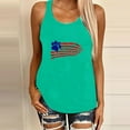 thumbnail image 2 of AnuirheiH American Flag Crop Tank Tops for Women 4th of July Clothes Sleeveless Patriotic Shirts Women Sunflower Printing Round-Neck Sleeveless Shirt Casual Tank Tunic Tops Blouse, 2 of 5